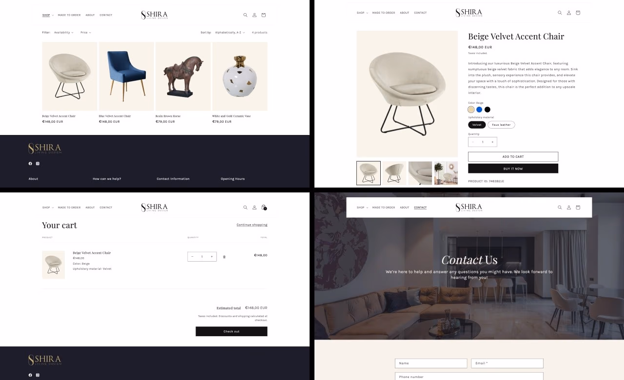 SHIRA LIVING DESIGN design presentation 7